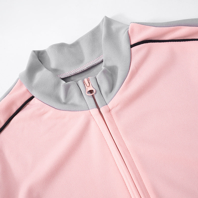 MB1014  Woman Color Block Tracksuit