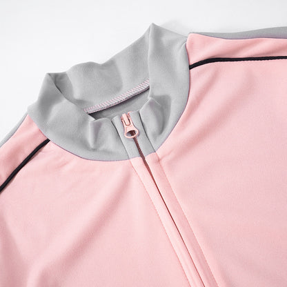 MB1014  Woman Color Block Tracksuit