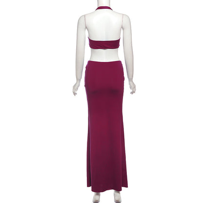MB1103 Long Skirt Two-piece Set