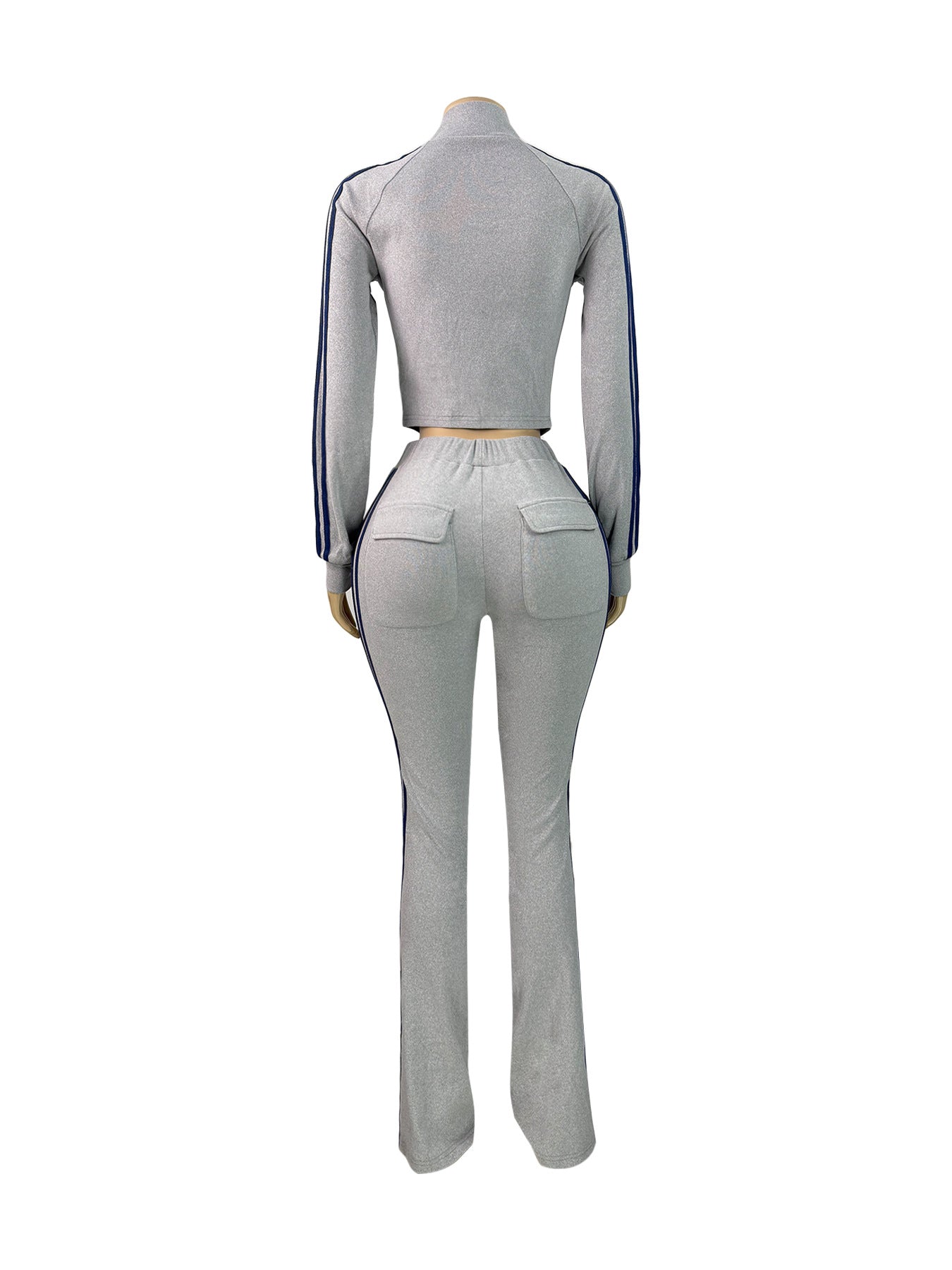 MB1716 Women’s Track Suit Set with Stripes