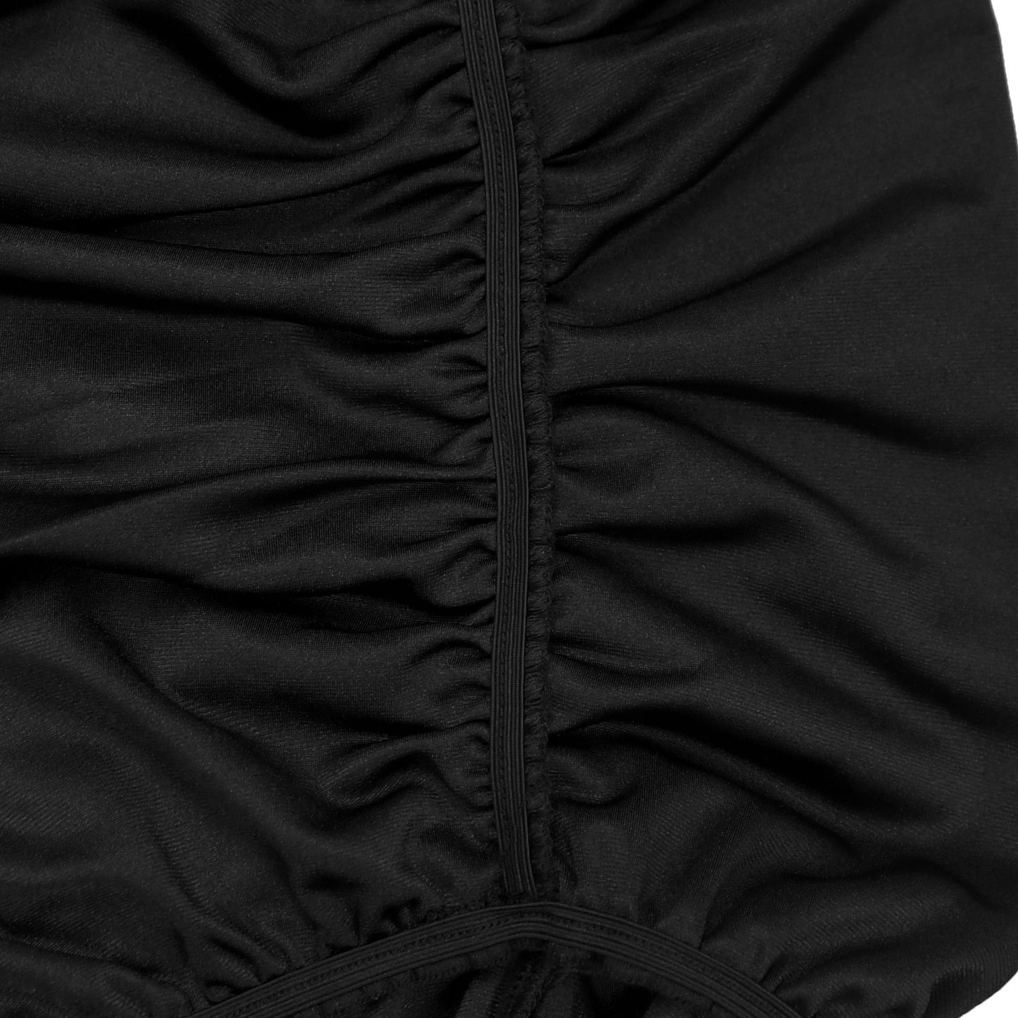 MB1616 One-Shoulder Satin Wide-Leg Jumpsuit