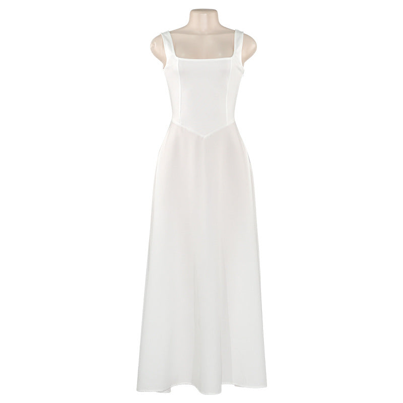 MB1302 Solid Color Maxi Dress