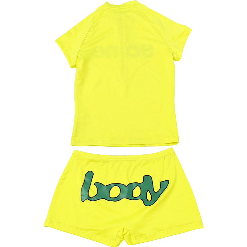 MB1514 Women’s Workout Set Short-Sleeve & Shorts Two-Piece