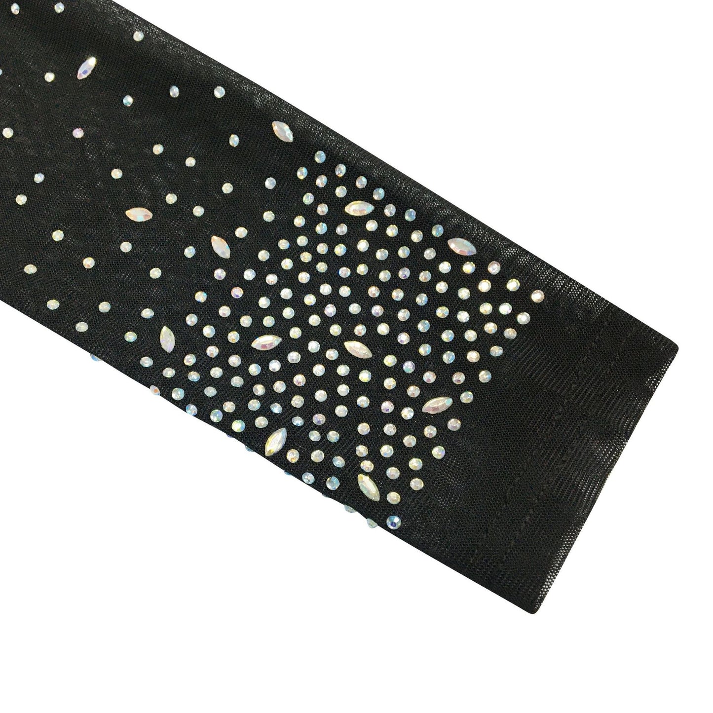 MB1606 Sheer Mesh Full Rhinestone Bodycon Mini Dress