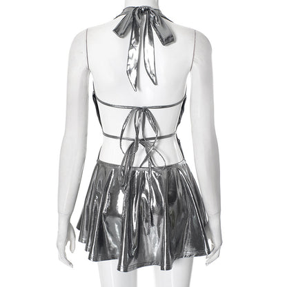 MB1002 Fit and Flared Mini Dress