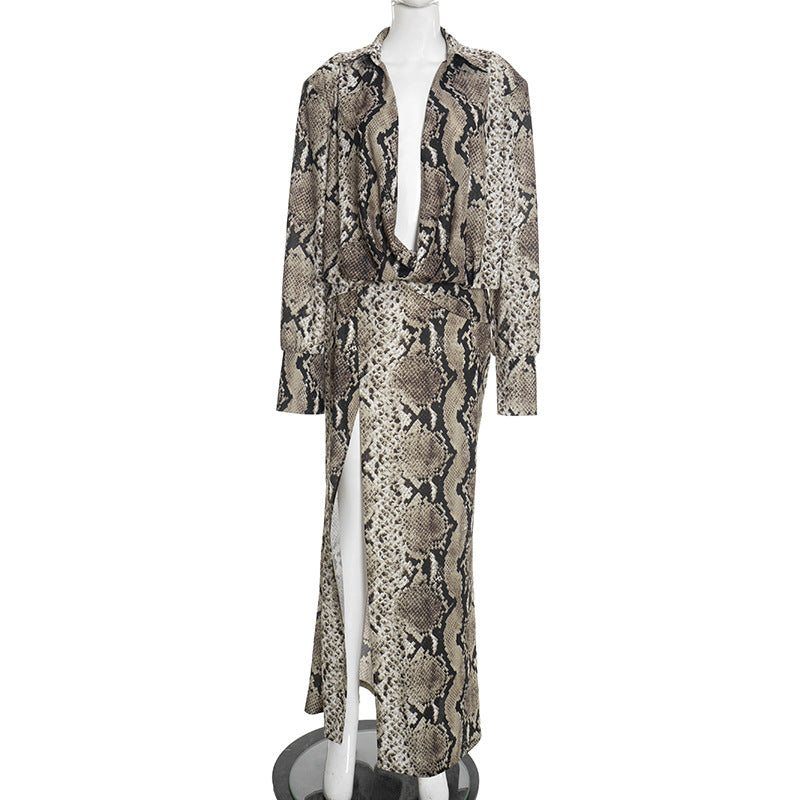 MB1412 High Slit Maxi Dress for Women