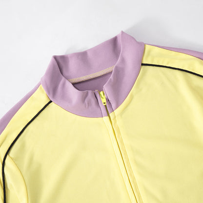 MB1014  Woman Color Block Tracksuit