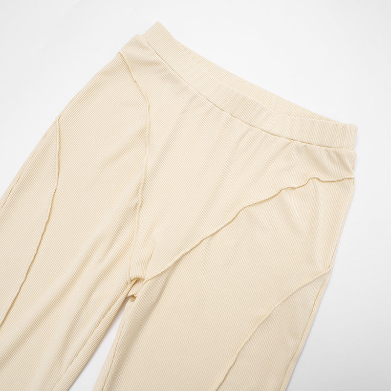 MB1086 Women's 3 Piece Ribbed Outfit Set