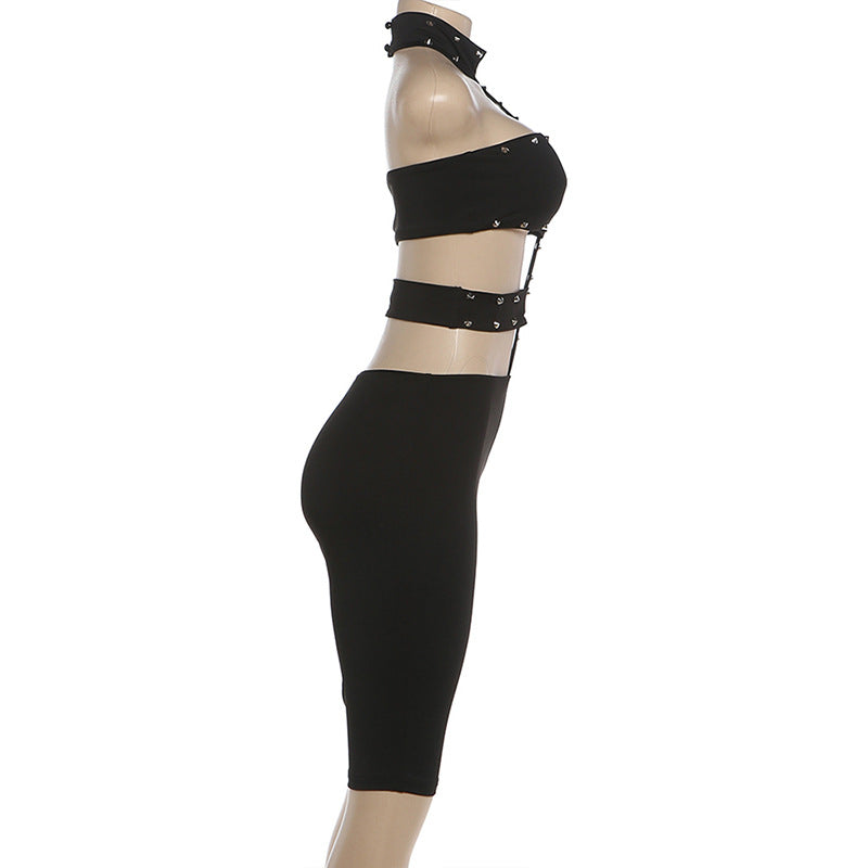 MB1534 Women's Fitted Bodysuit with Cut Out Detail