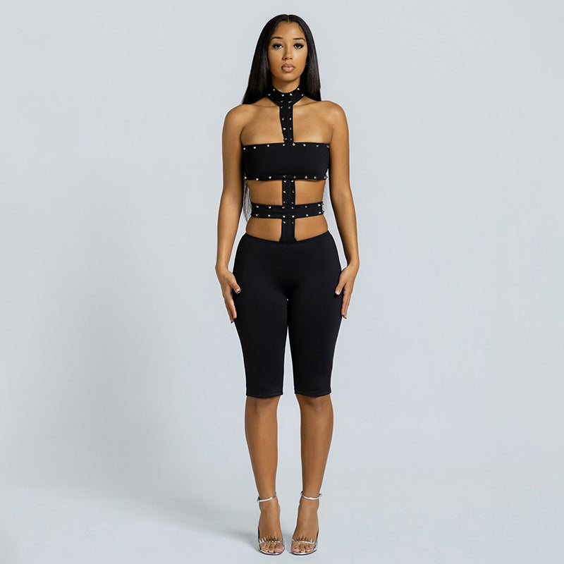 MB1534 Women's Fitted Bodysuit with Cut Out Detail