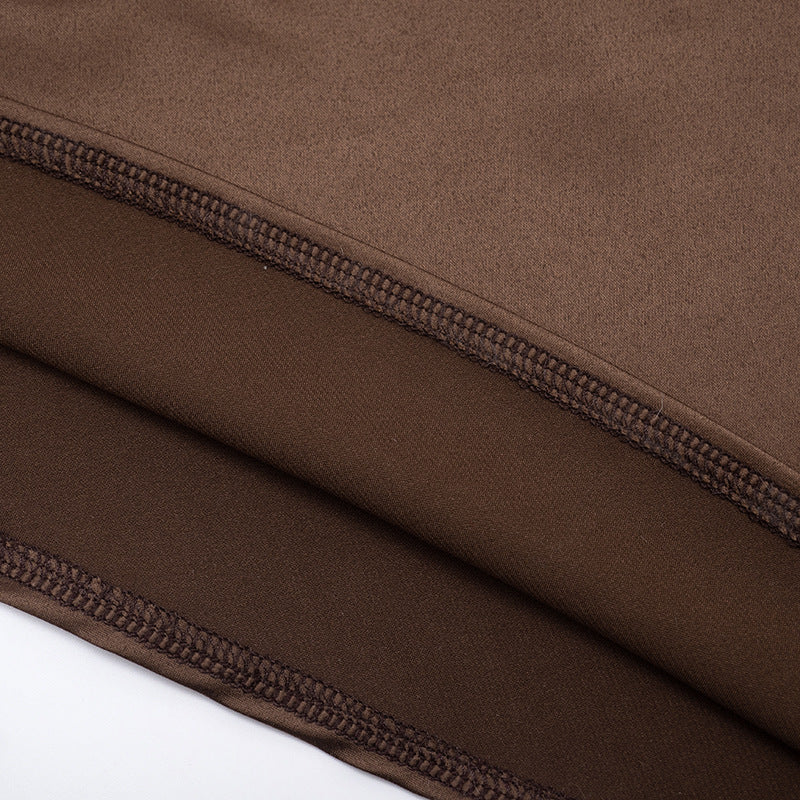 MB1416 Off-the-Shoulder Long Sleeve Satin Side Slit Maxi Dress