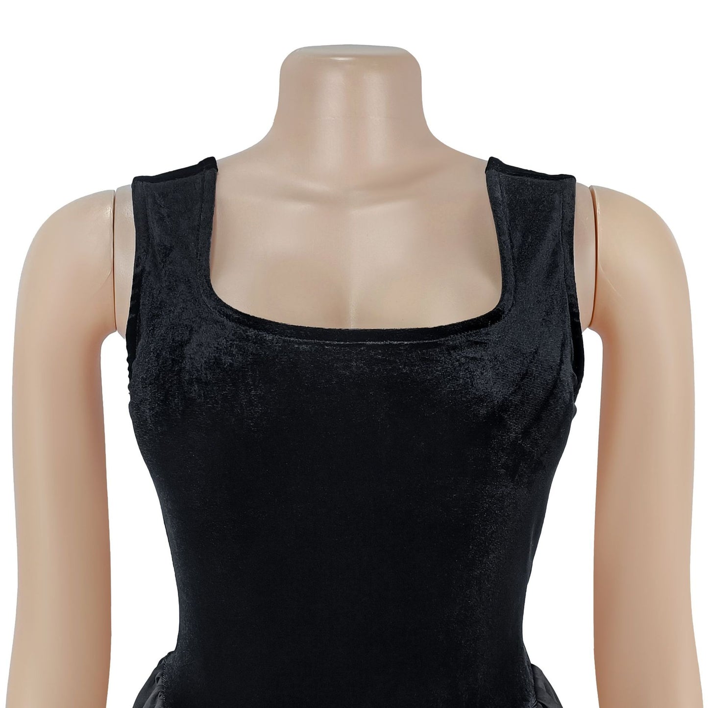 MB1619 Square Neck Ruched Bodycon Maxi Dress